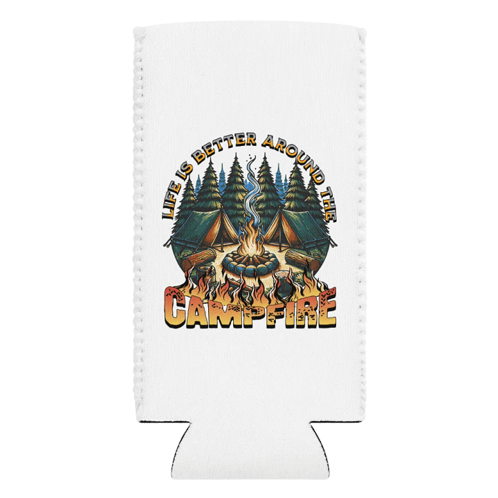 Life Is Better Around The Campfire Tales Can Cooler product image (2)