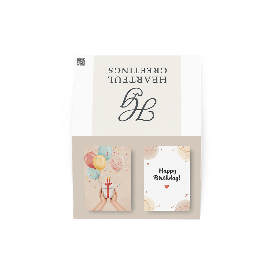 Birthday card - Child to parent product image (2)