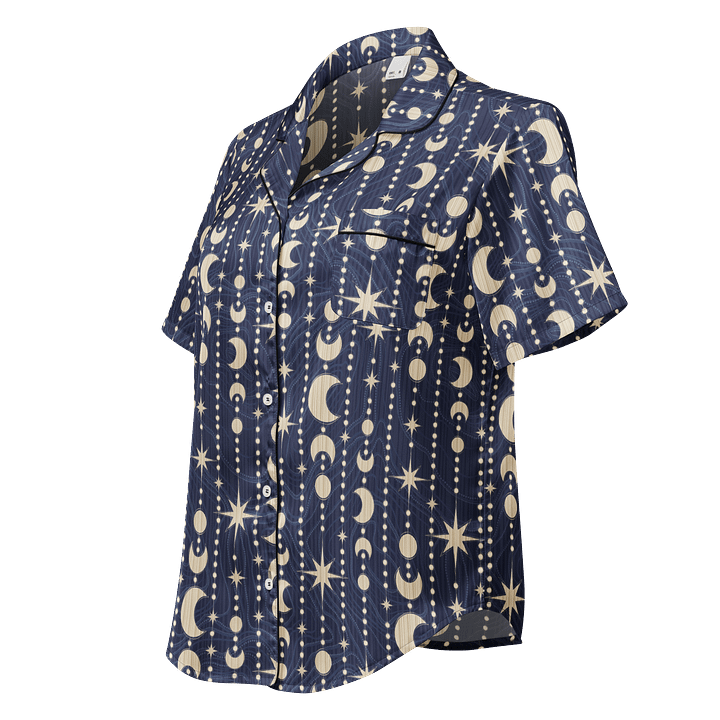 Celestial Dreams - Stars and Moons Women's Pajama Top product image (1)
