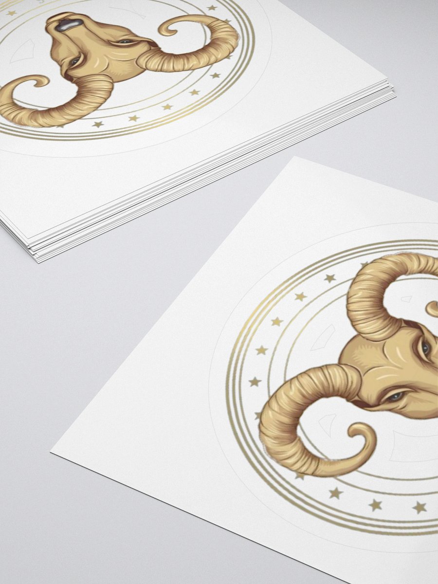 Aries Zodiac Kiss-Cut Sticker product image (12)