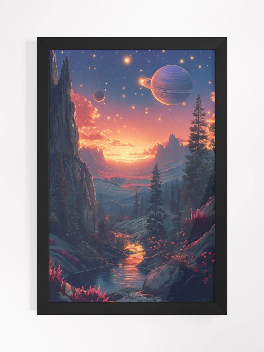 Stream through stardust - Captivating Framed Prints for a Memorable Guest Experience product image (1)