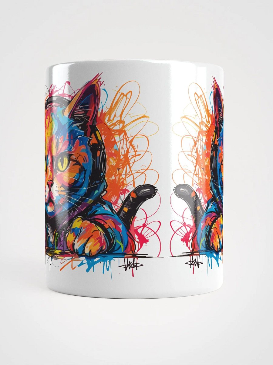 Graffiti Scribbles Cat 7 , Mug product image (9)