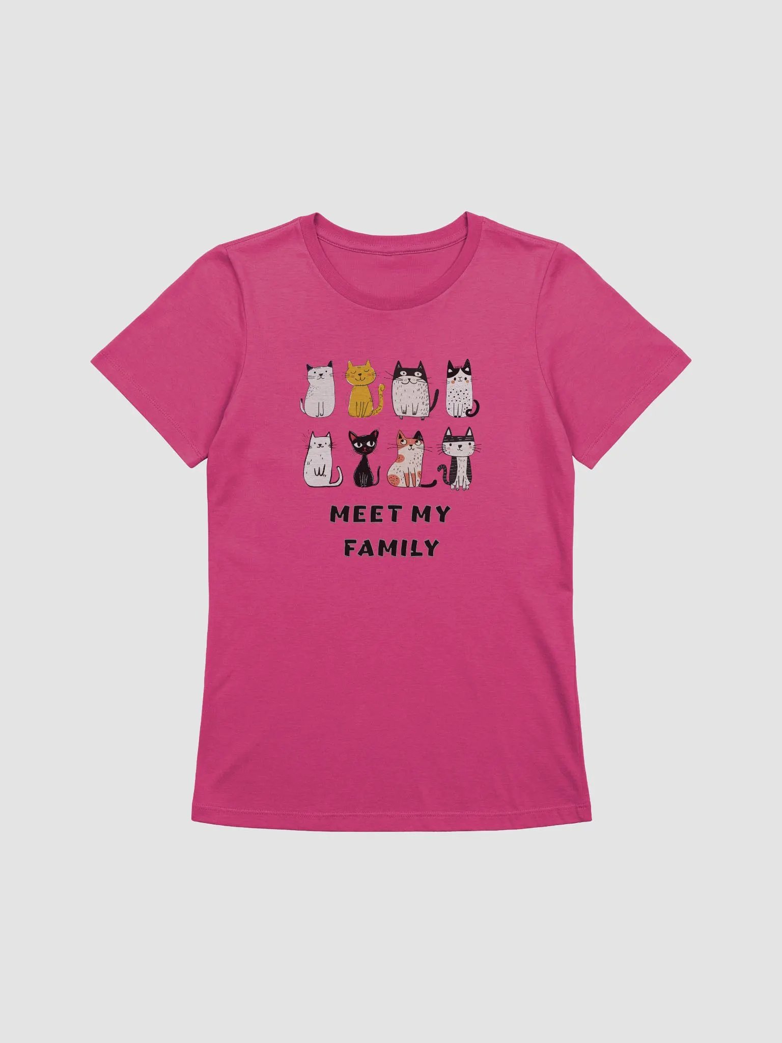 Whimsical Cats Women's Relaxed T-Shirt product image (6)