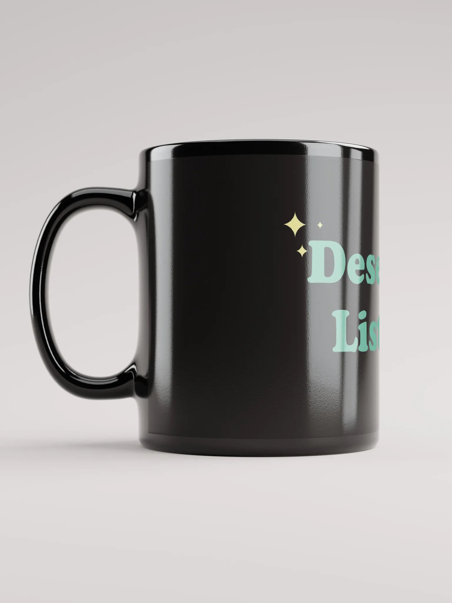 Deserving Listener - Black Mug product image (6)