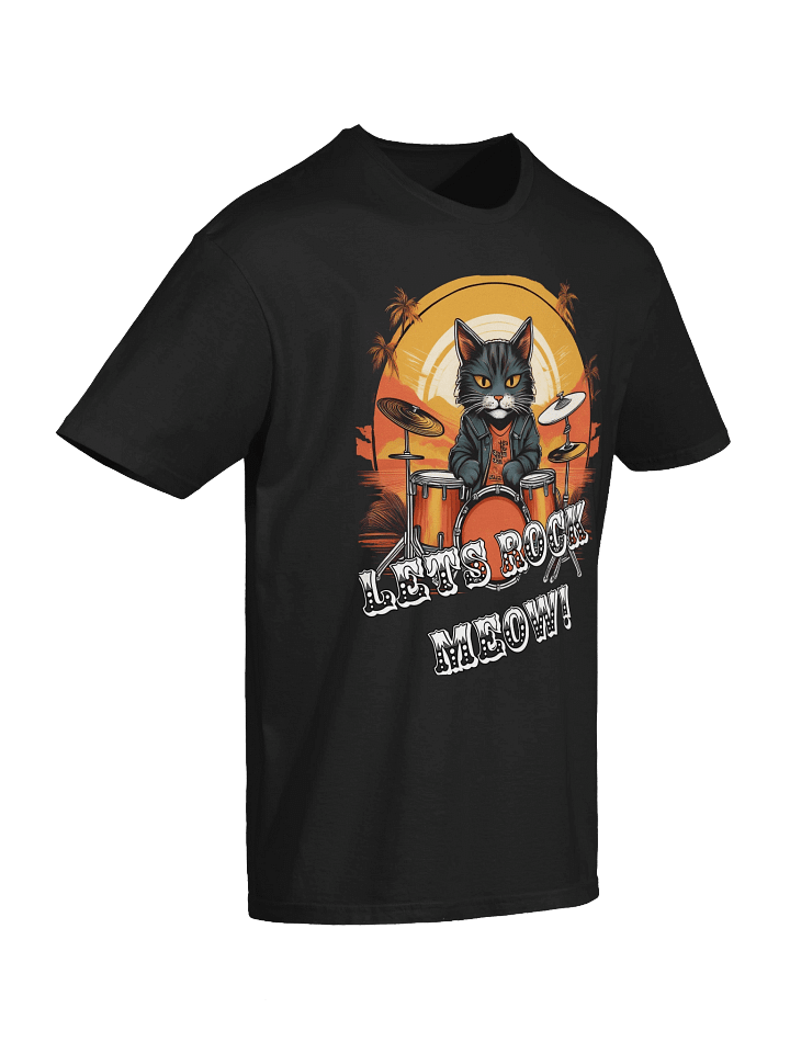 Rockin' Cat Drummer T-Shirt product image (1)