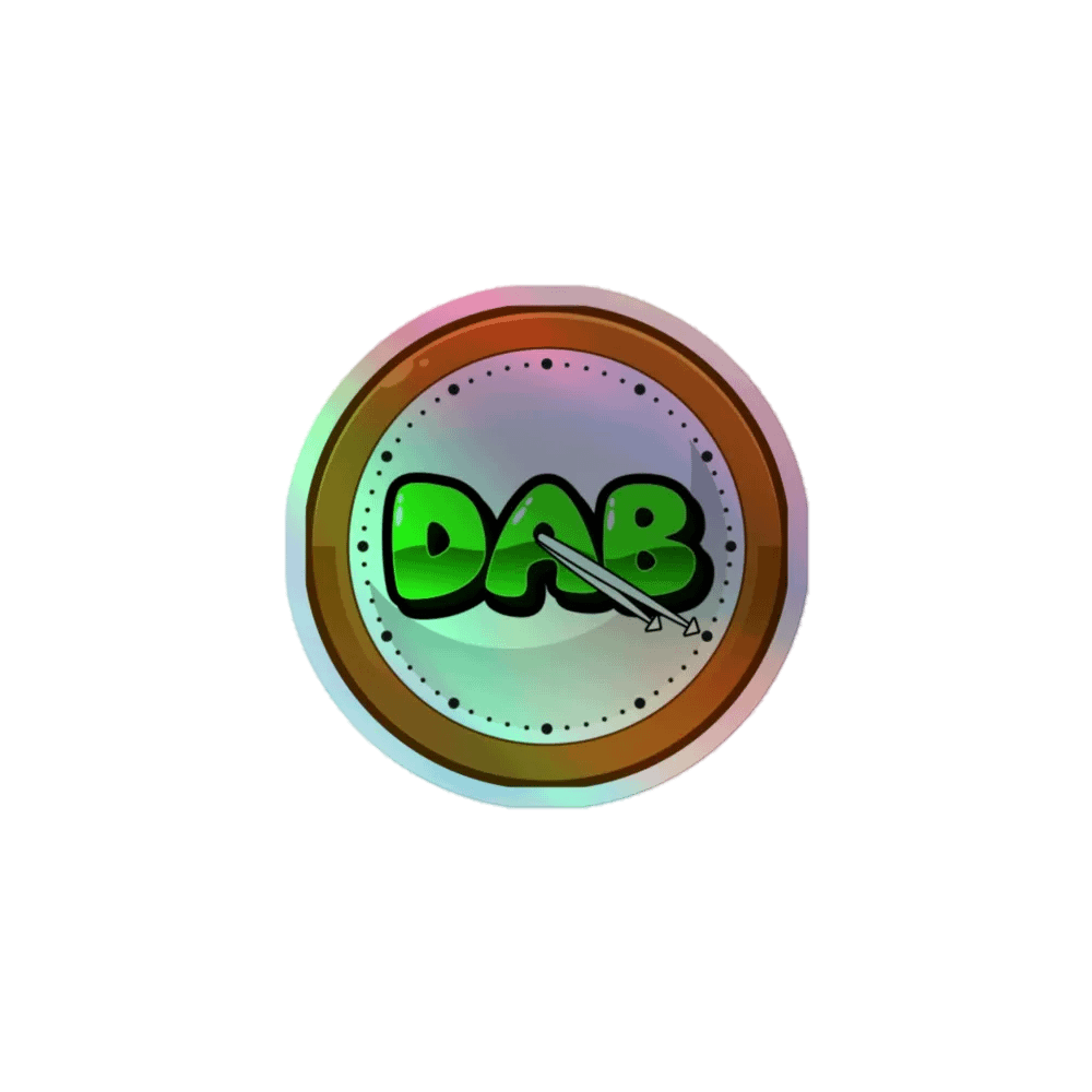 Dab Time Holographic Sticker product image (1)