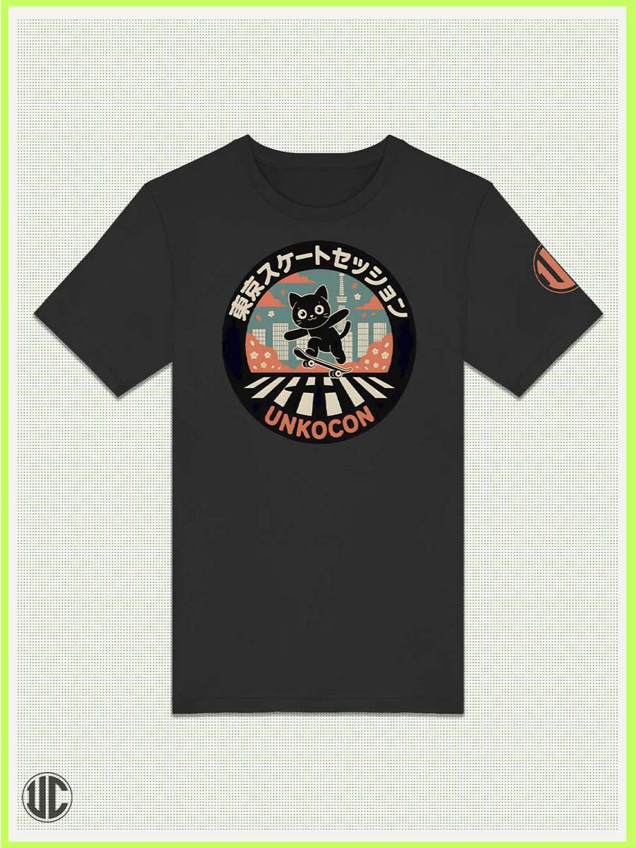 Tokyo Skate Session – UnkoCon Graphic T-Shirt product image (1)