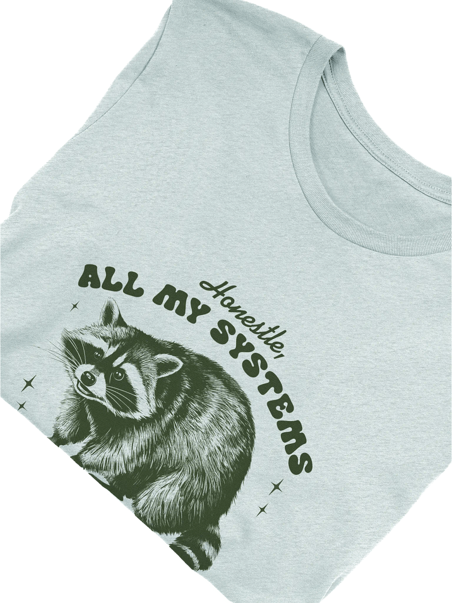 Nervous Systems Raccoon T- Shirt product image (5)
