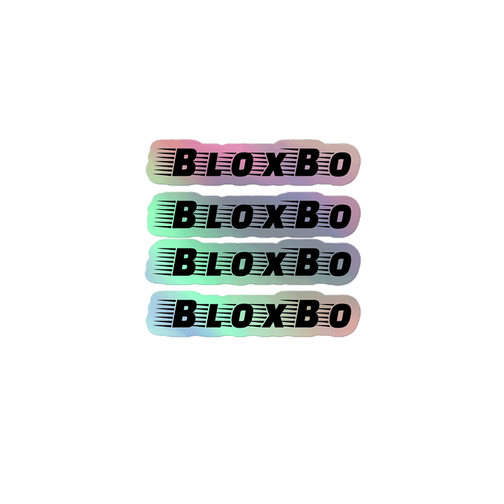 Bloxbo Holographic Sticker Set product image (1)