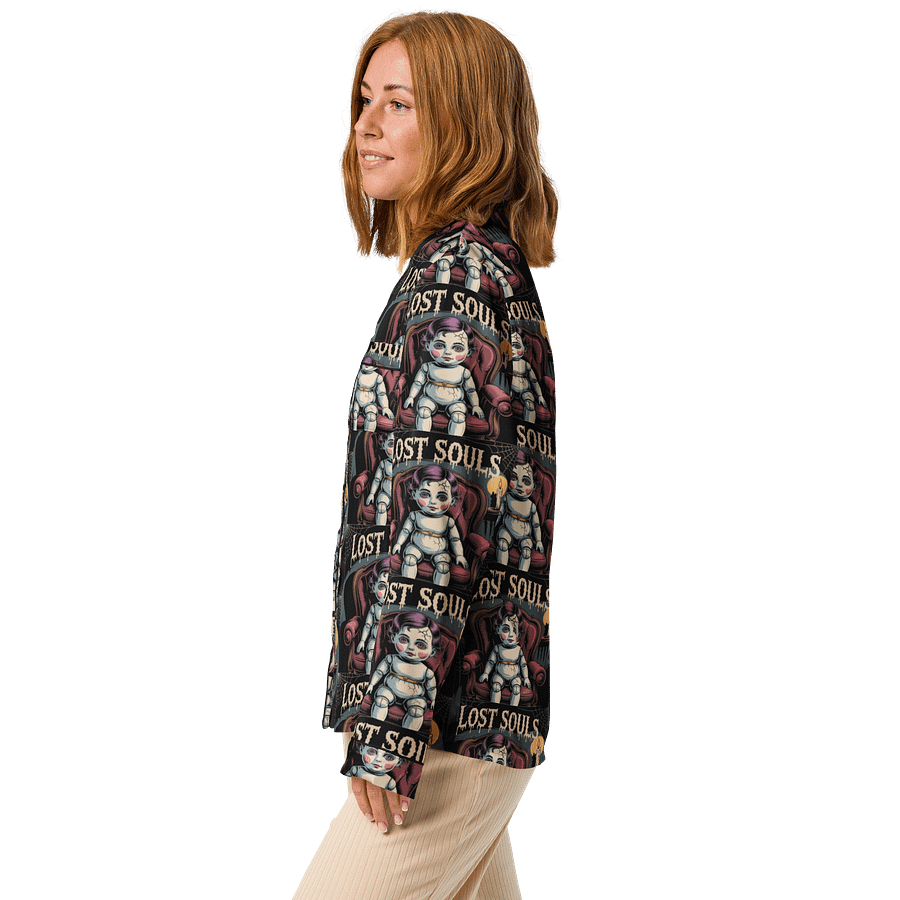 Midnight Veil Designs All-Over Print Women's Long Sleeve Pyjama Top - Lost Souls product image (4)