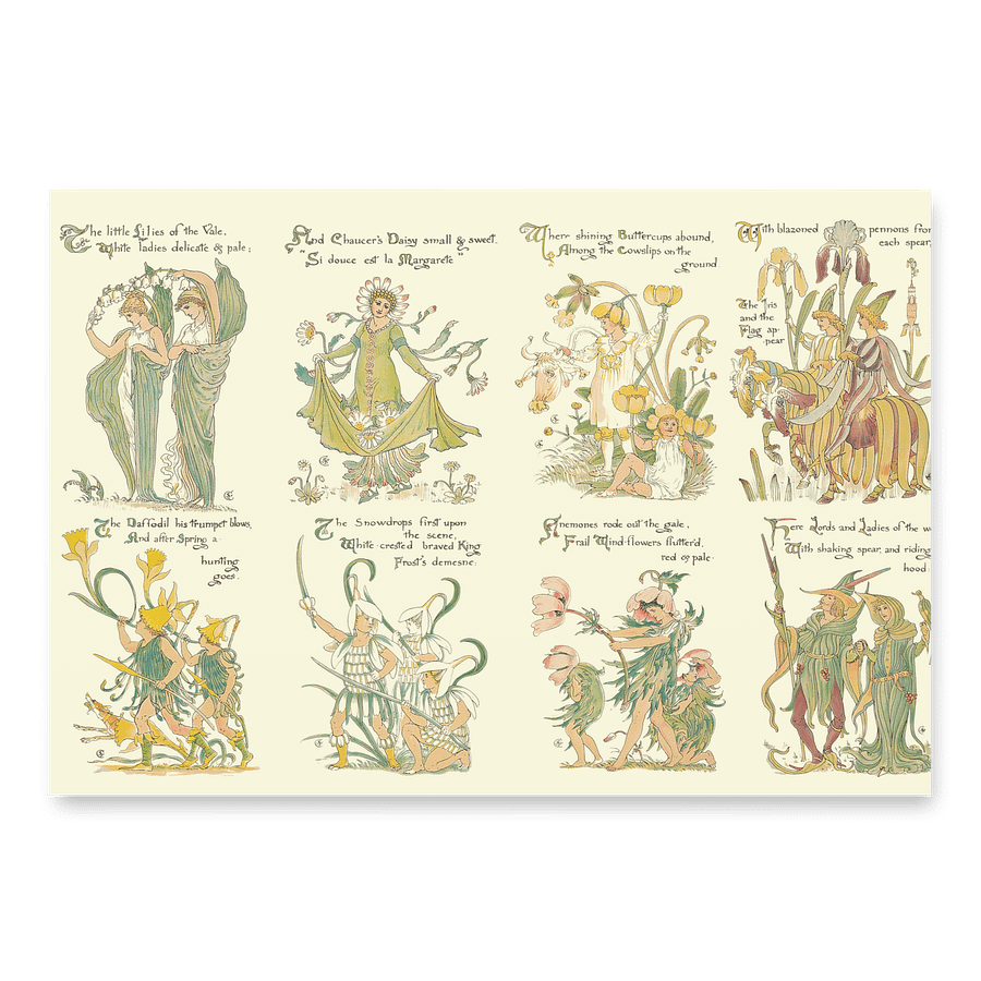 Flora’s Feast" Vintage Floral Wrapping Paper – Redesigned by Dr. Mac product image (3)