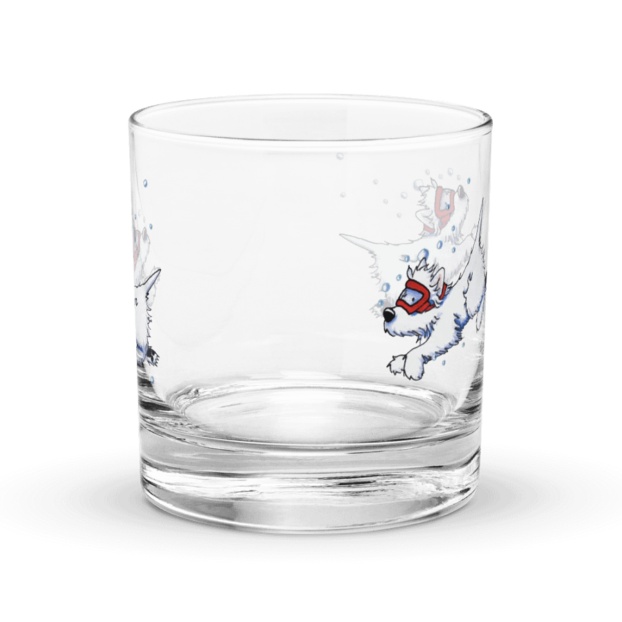 Scuba Westies Goggle Rocks Glass Set product image (2)