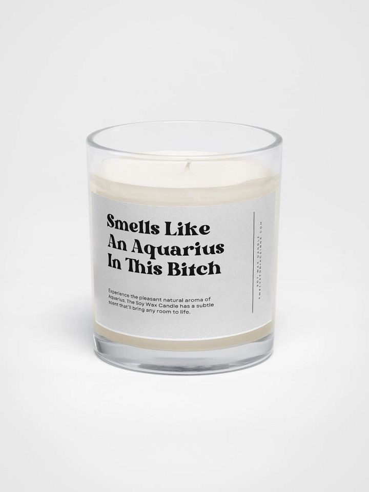 Funny Aquarius Candle product image (1)