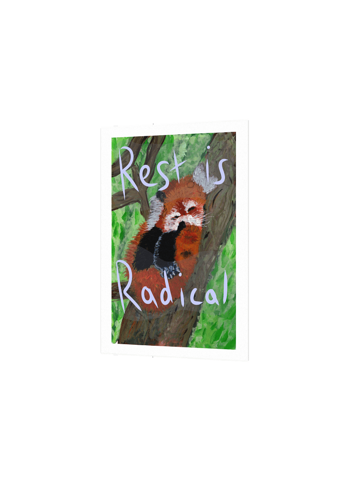 Red Panda Rest Print product image (5)