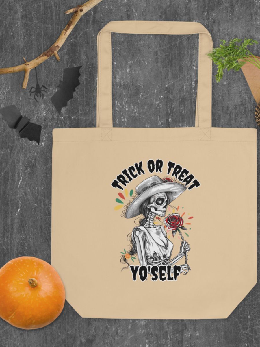Trick or Treat Yo'Self Canvas Cotton Bag product image (1)