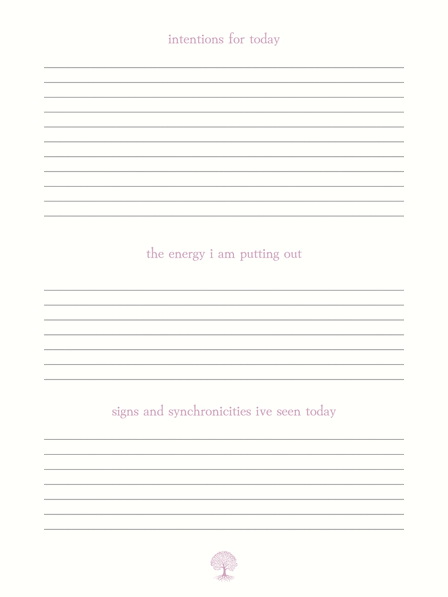 Your Daily Dose Manifestation Journal | Daily Self-Reflection Printable product image (2)