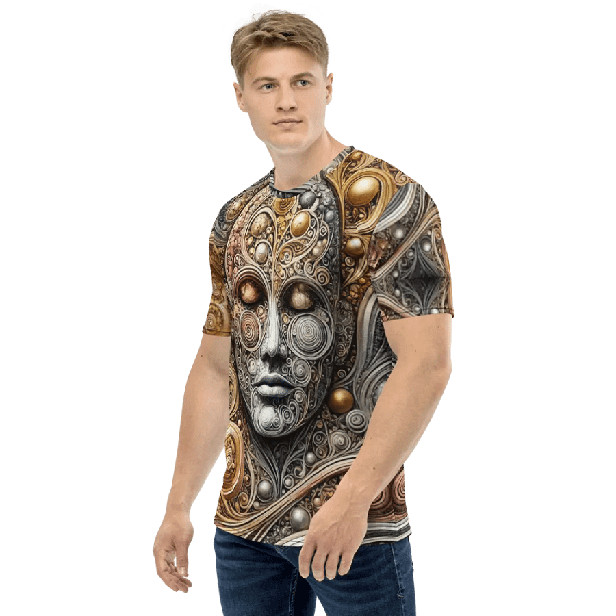 Ornate Metallic Dreams All-Over T-Shirt product image (3)