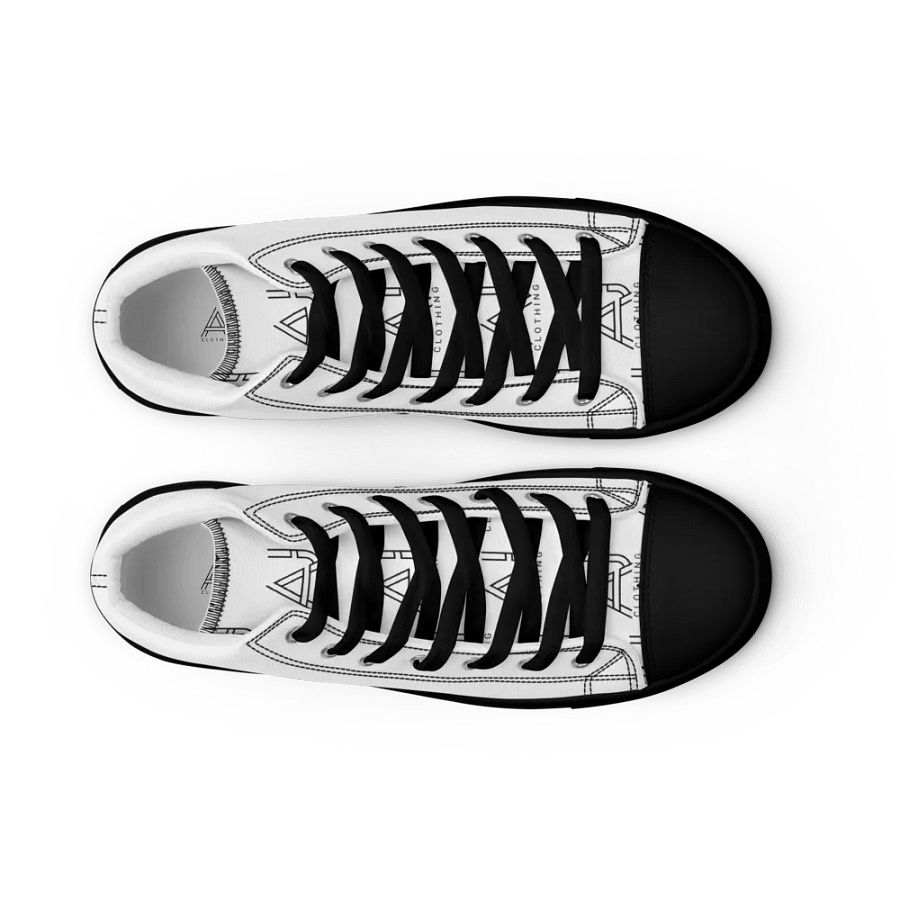 White high tops -plain whites product image (3)