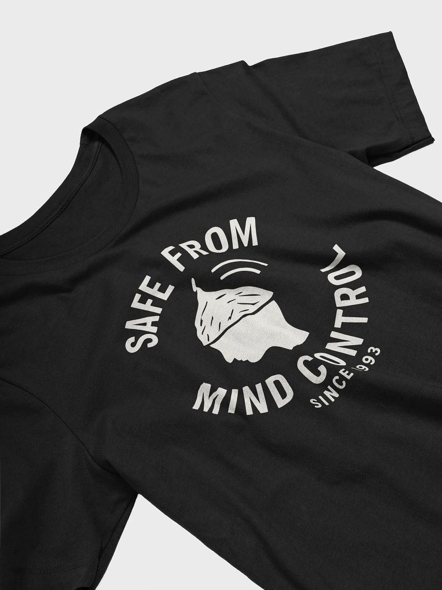 Safe From Mind Control Dark Tee product image (7)