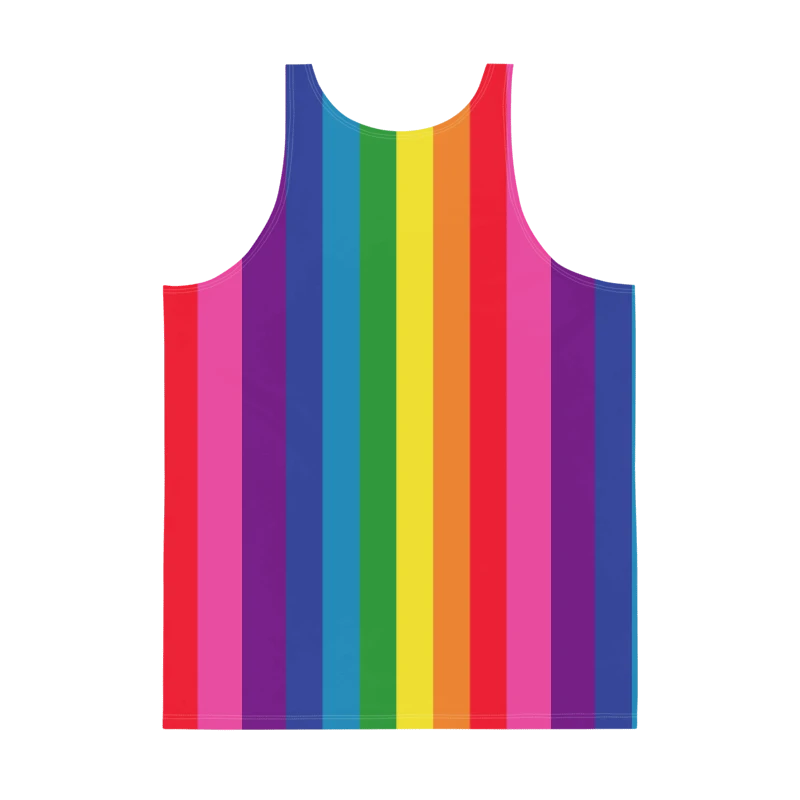 1978 Rainbow Pride Flag = 8-Color - All-Over Print Tank product image (4)