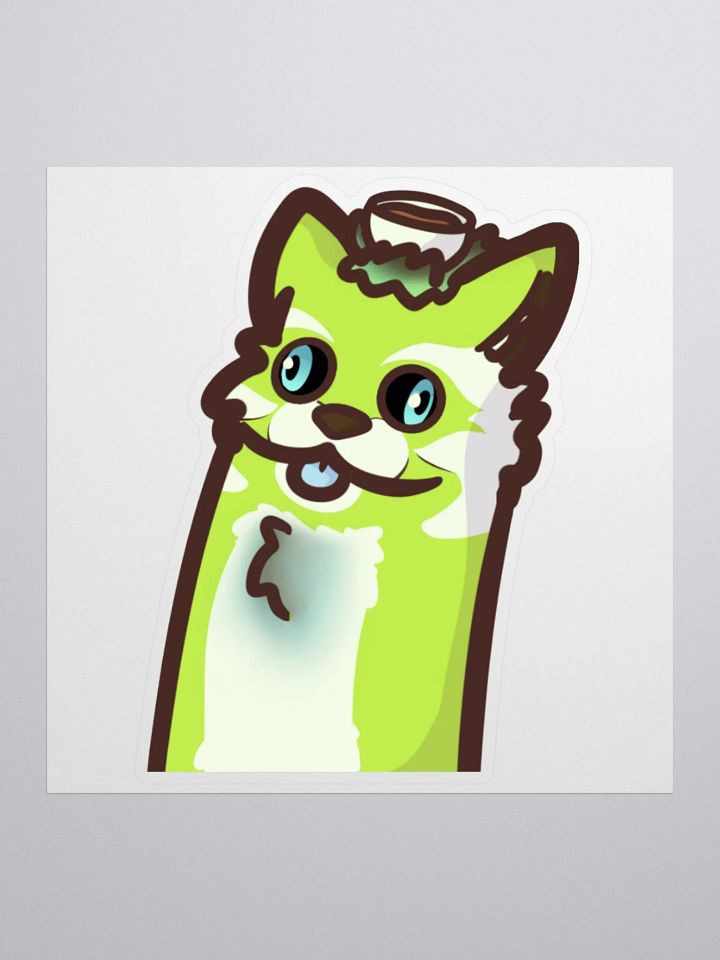Avocado Puppet Kiss-Cut Sticker product image (1)