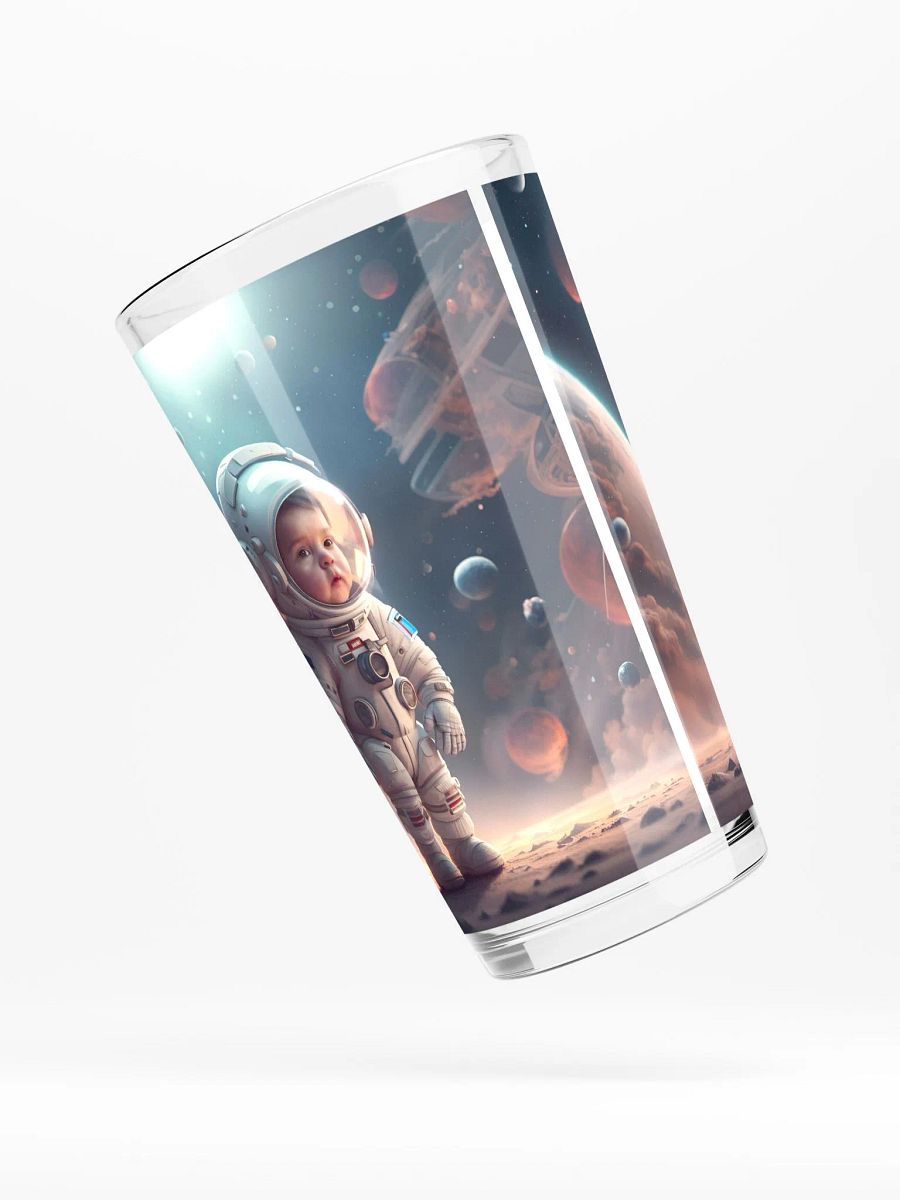 Child Astronaut Pint glass product image (4)