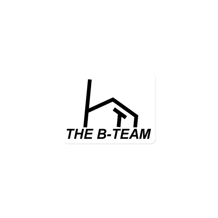 B-Team Black On White Magnet product image (1)