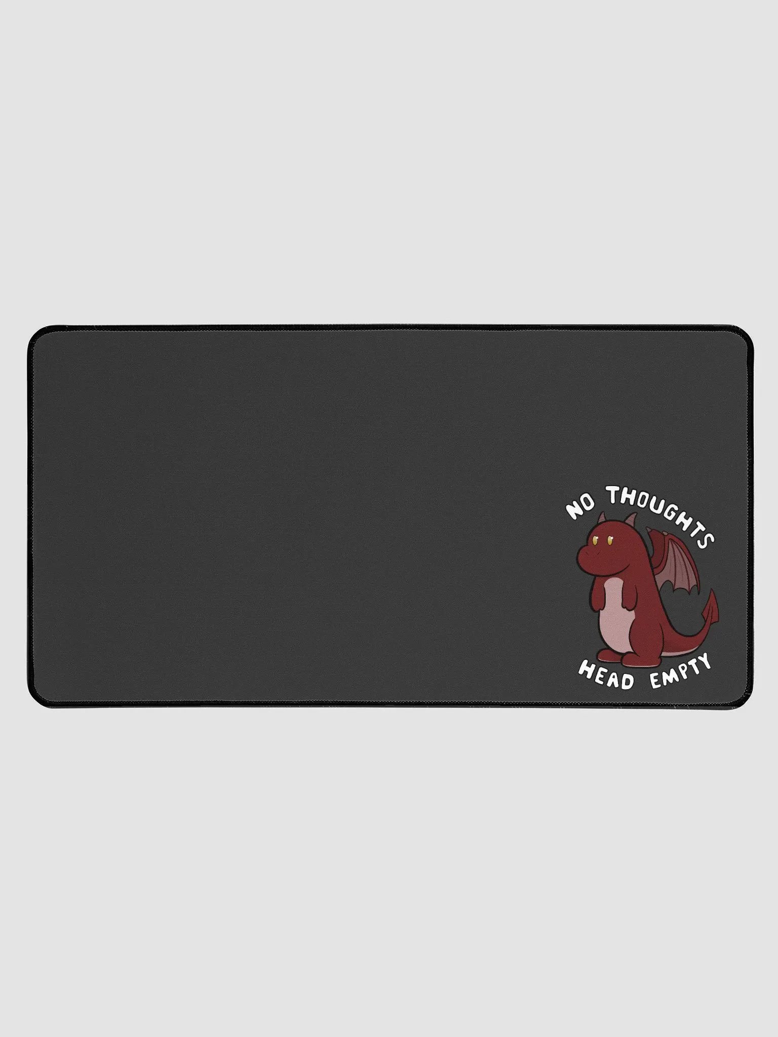 Arthur The ADHD Dragon - No Thoughts Head Empty - Desk Mat product image (1)