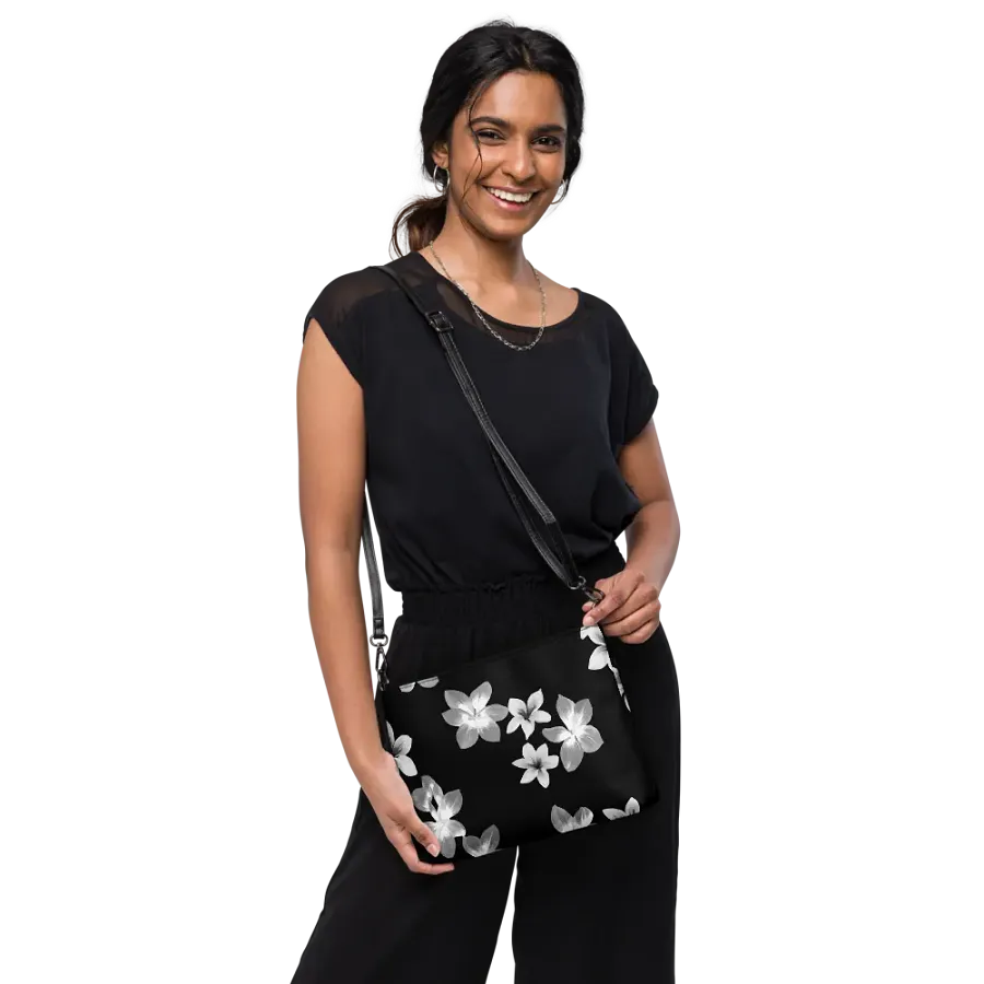 Volcanic Ash Caribbean Flower Print | Crossbody Bag product image (10)