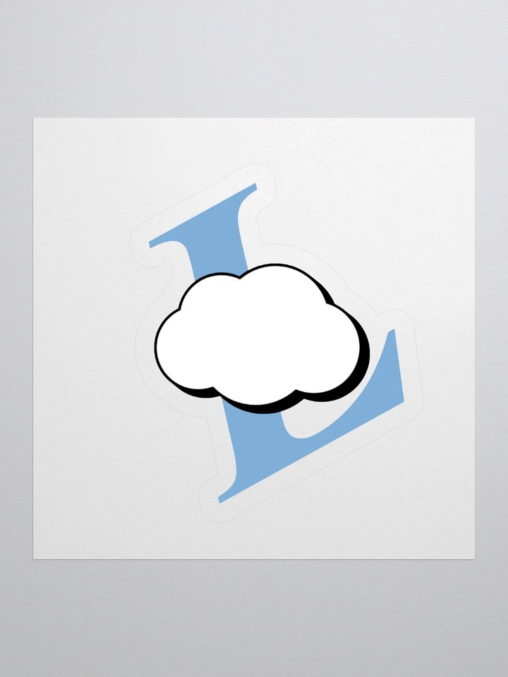 L CLOUD Sticker product image (1)