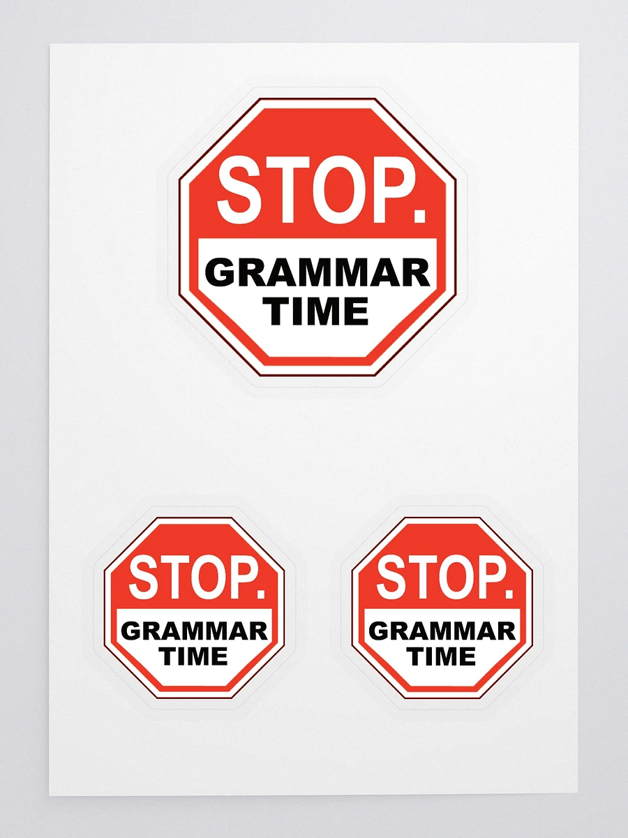 Grammar Time Stickers product image (1)