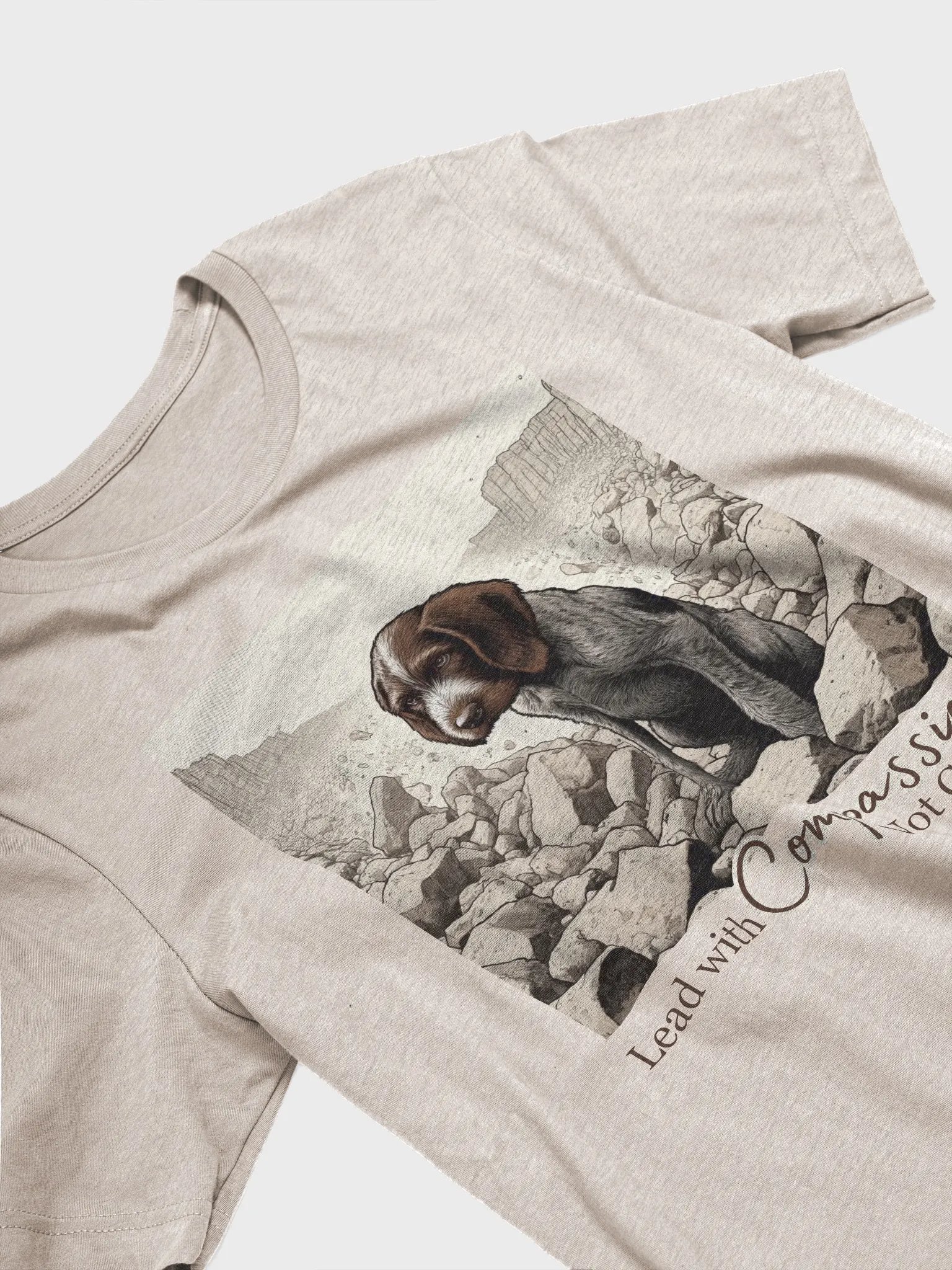 Lead with Compassion, Not Cruelty T-Shirt - In Memory of Cricket product image (3)