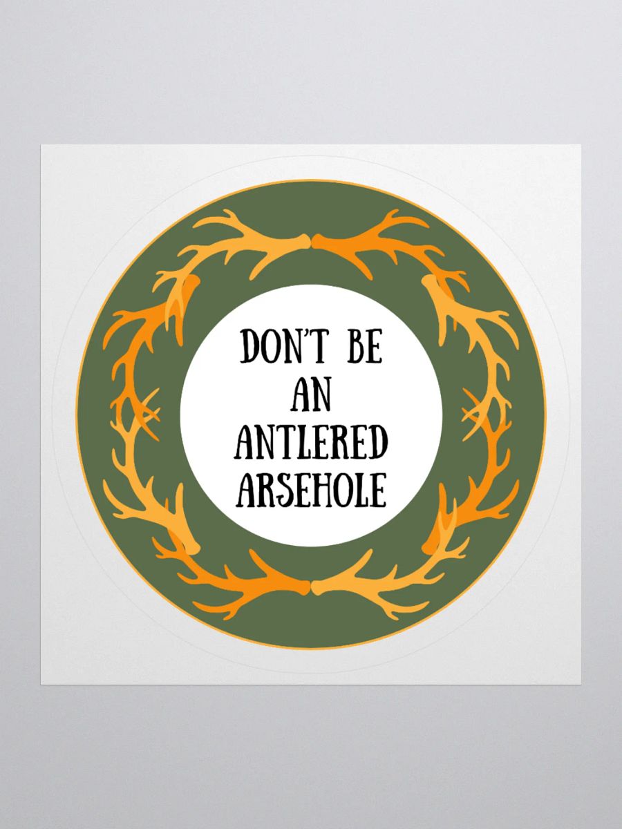 Stag Man Reprimand Sticker product image (3)