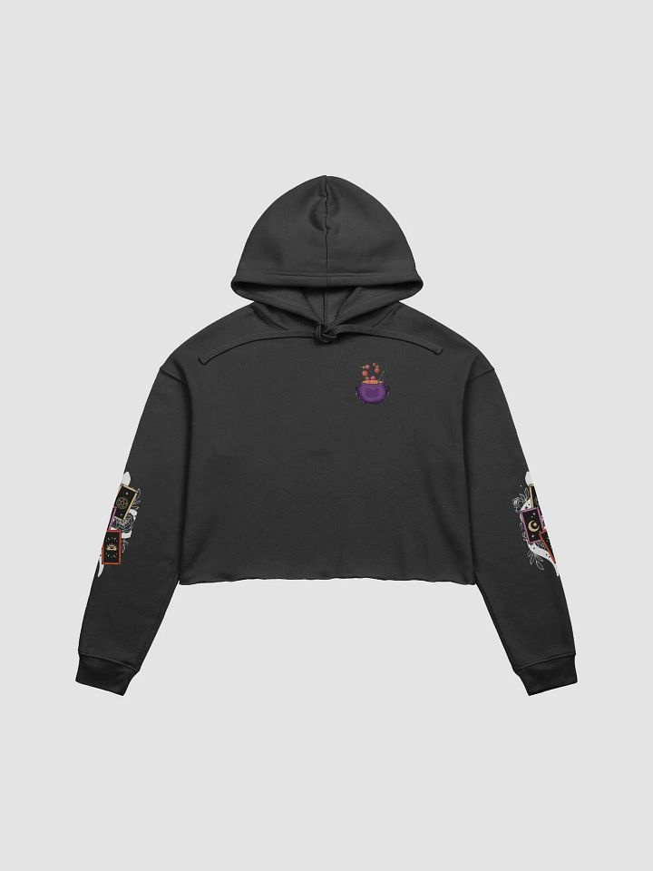 Panda Doll Crop Hoodie - Front Design product image (1)