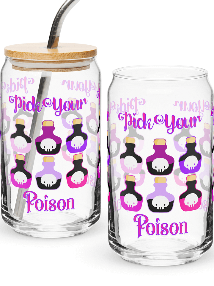 Pick Your Poison Clear Glass Design product image (1)