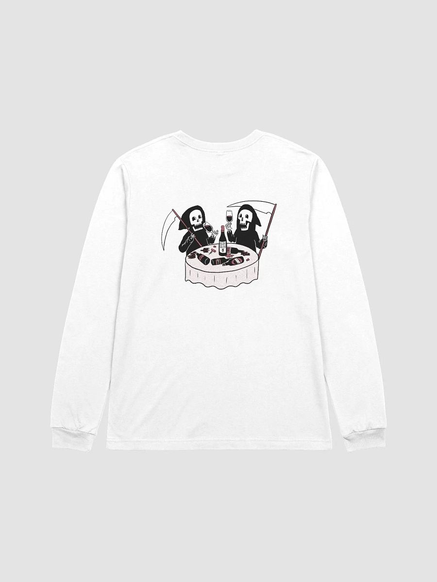 Glou-Glou Grim Reapers White Long Sleeve T-Shirt product image (1)