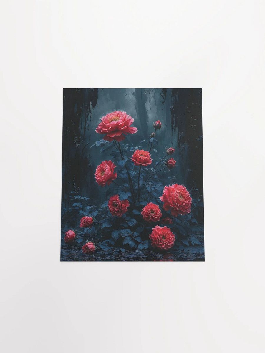 Ethereal Crimson Blooms Poster product image (31)