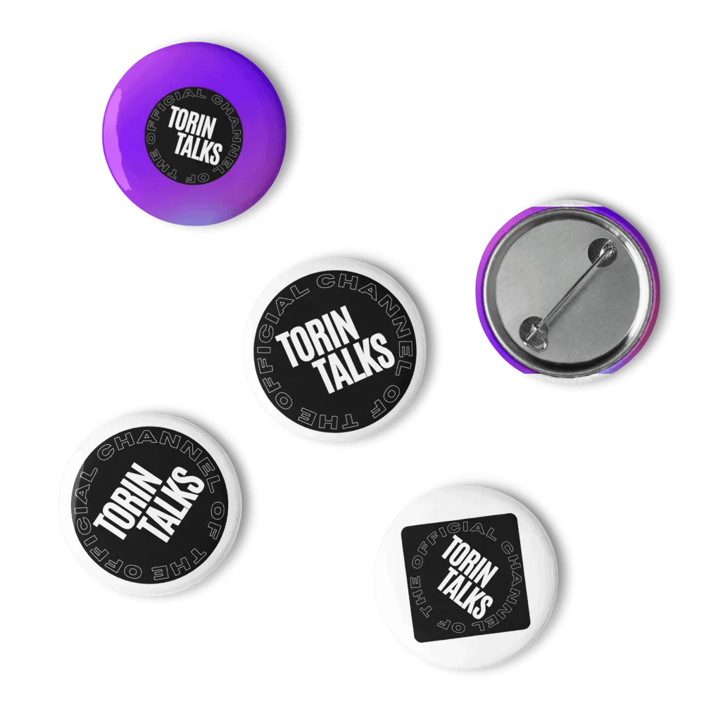 Torin Talks Logo Pin Buttons Set product image (15)