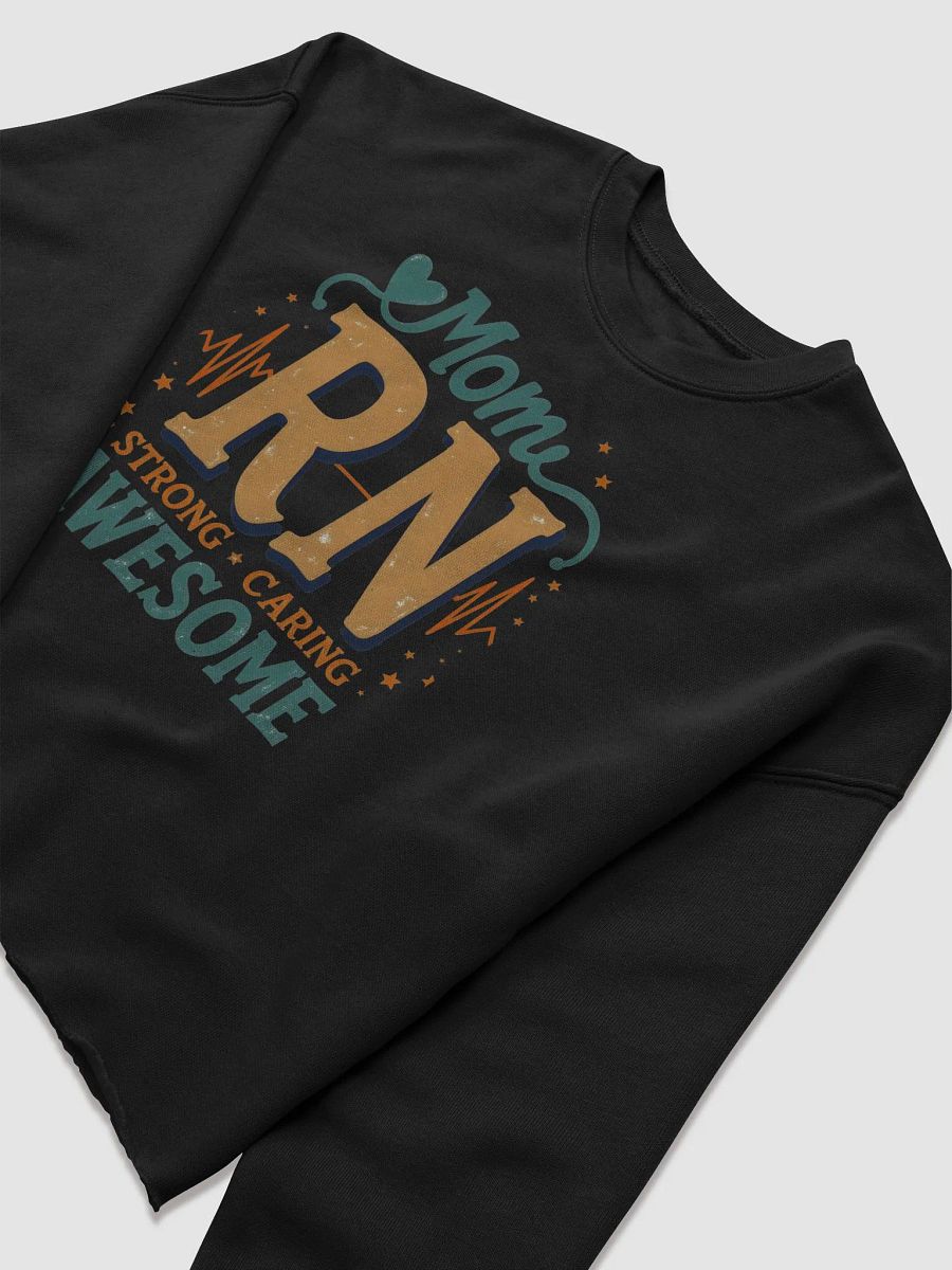 Mom RN ,Strong Caring Awesome Crop Sweatshirt product image (21)