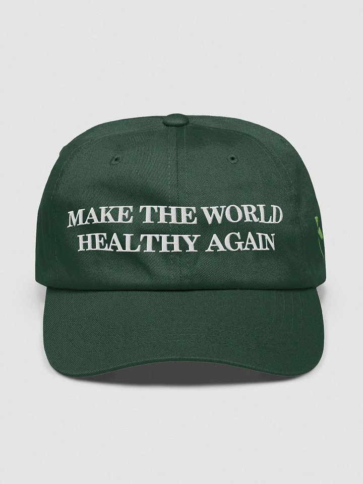make the world healthy again cap / hat - 100% cotton product image (2)