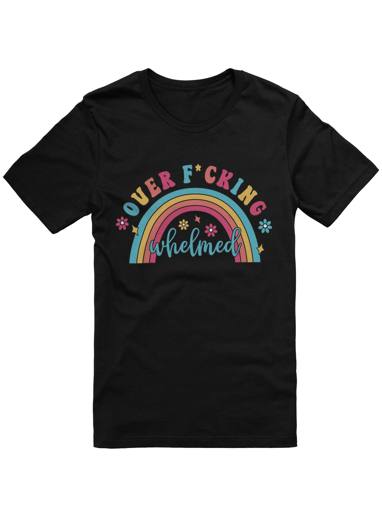 Over F*ckingwhelmed T-Shirt – Naming the Chaos | Mental Health Awareness product image (25)