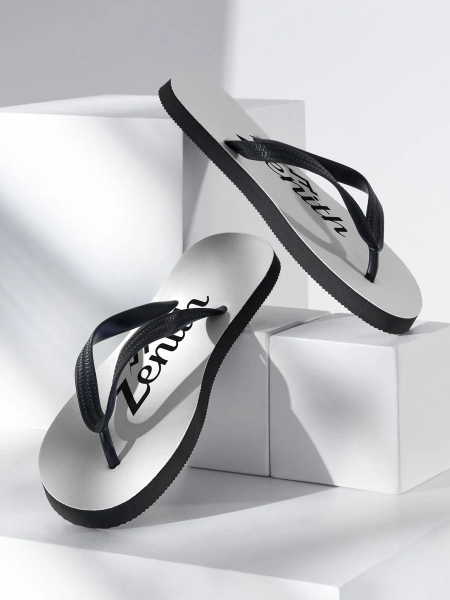 Zenith Unisex Flip Flops with Exclusive Logo Design product image (2)