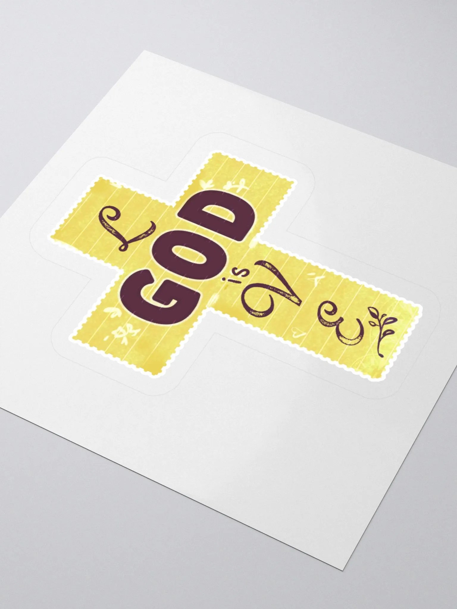 "God is Love" Sticker product image (3)