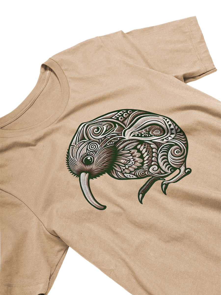 Kiwi bird shirt, tribal Kiwi bird tee, Maori style shirt, New Zealand product image (13)