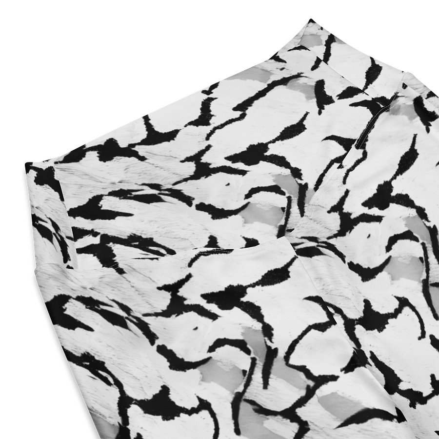 Black White Flare Leggings product image (8)