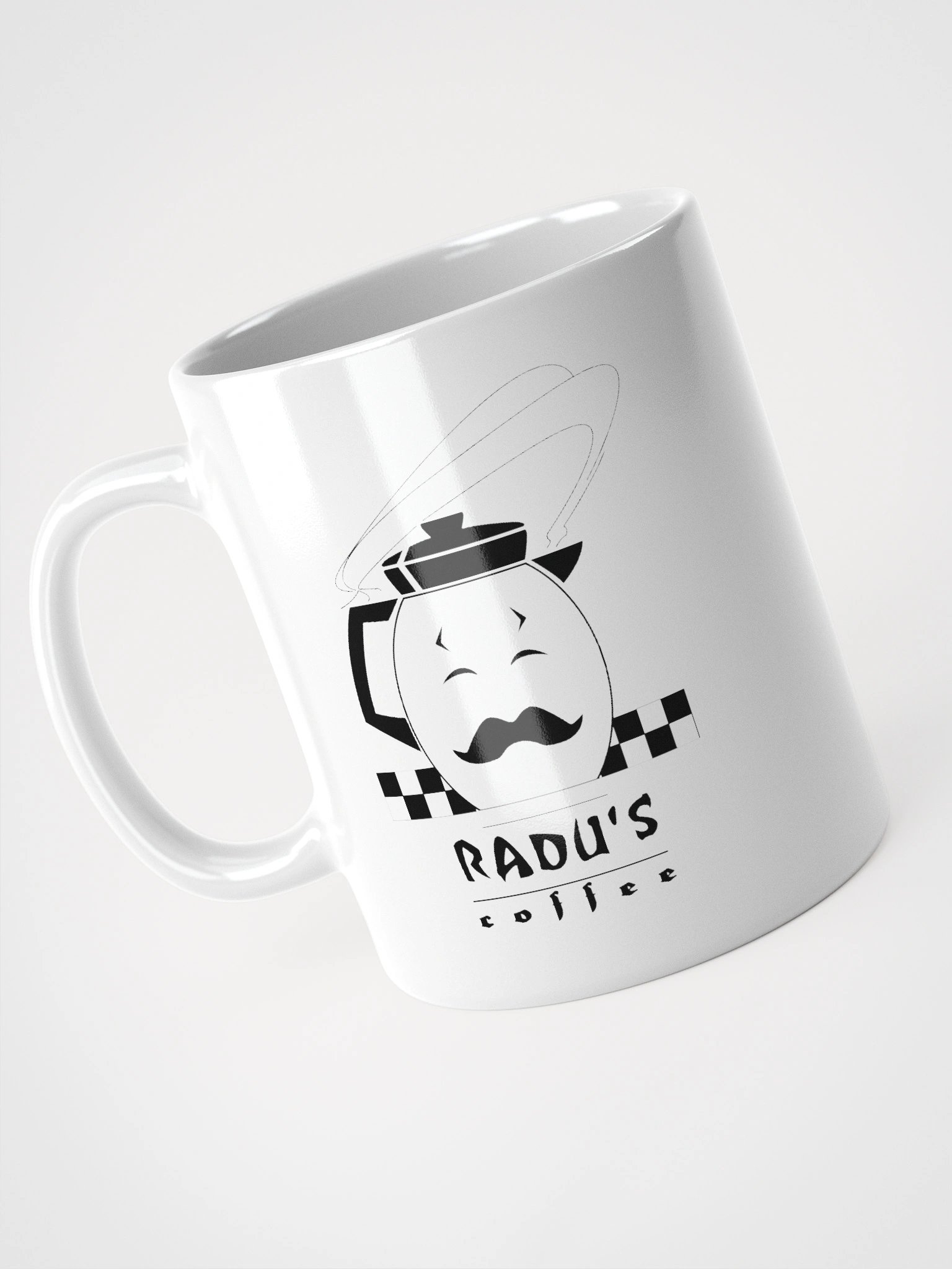 Radu's Coffee | White Glossy Mug by Mugz product image (2)
