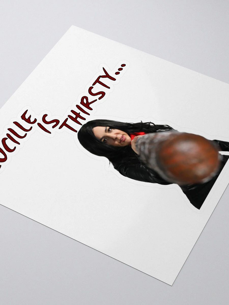 Lucille Is Thirsty KissCut Sticker product image (9)