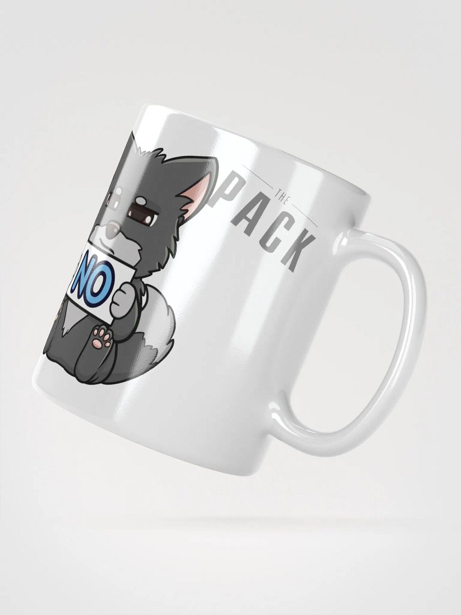 White Emote Mug - Yes/No product image (5)
