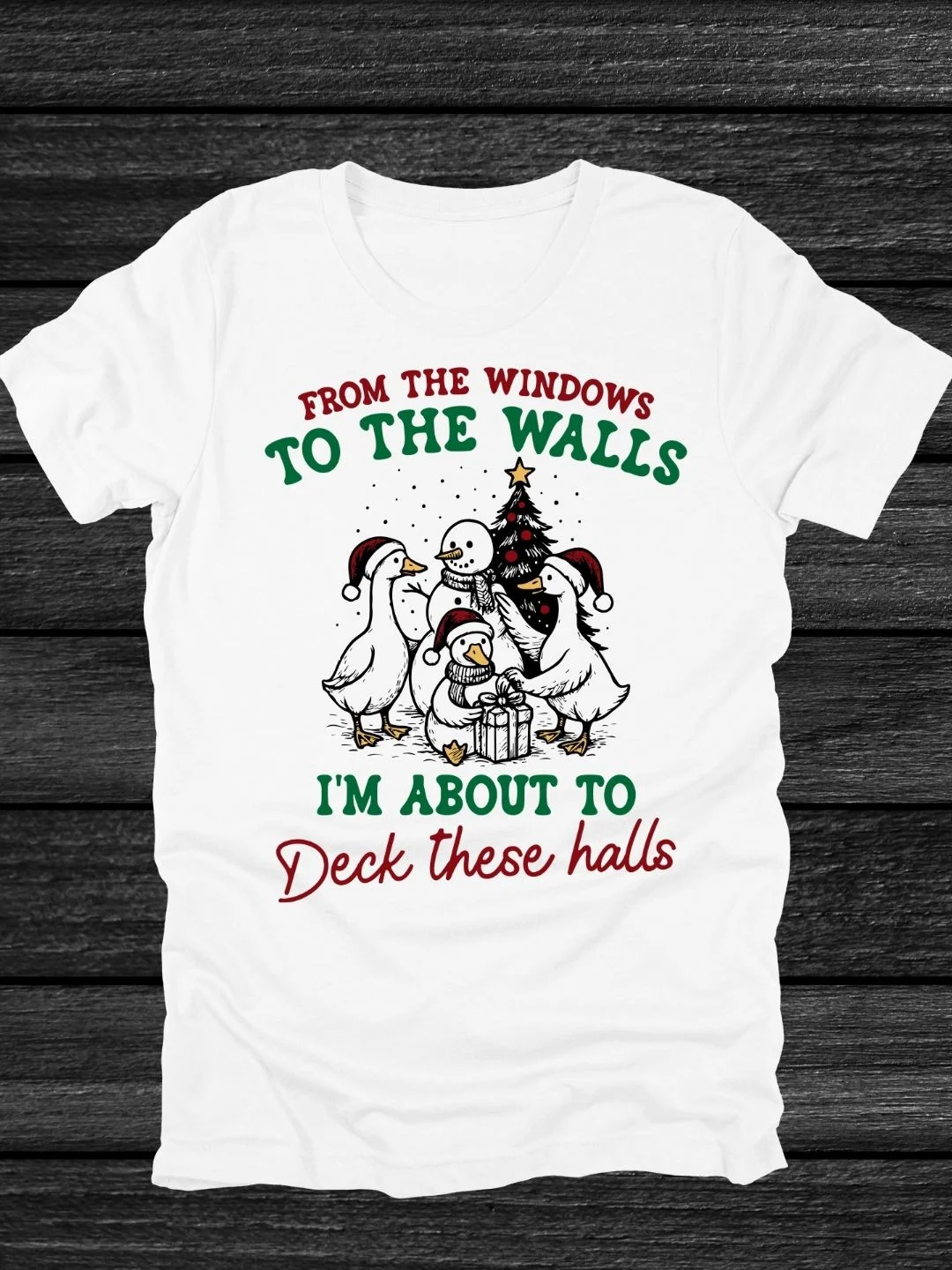 Deck the Halls Christmas T-Shirt product image (1)