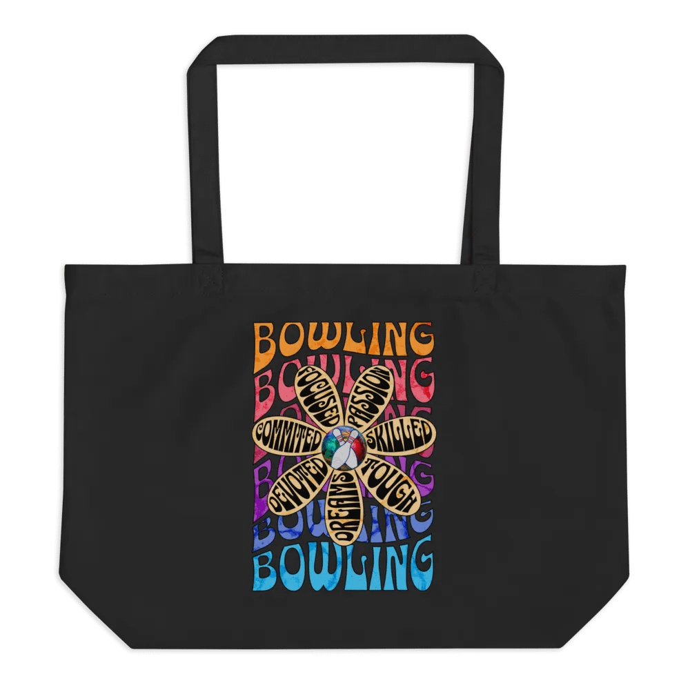 Flower Bowling Focused Passion Tote Bag product image (1)